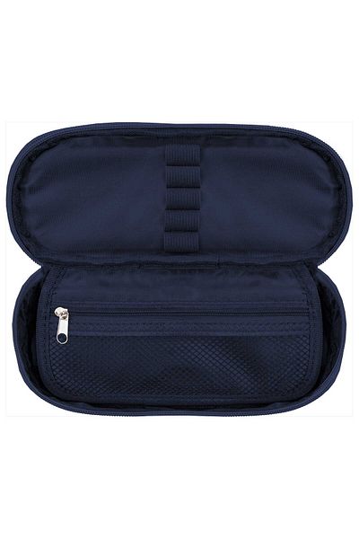 zola Unequipped pencil case model Parrots in love, 1 zipper, organizer, mesh pocket, 23x9x5 cm