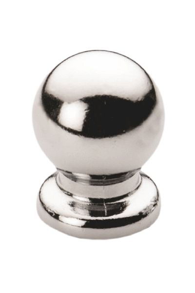 flores Buton pentru mobila din metal, rotund, OZS-2051, 25 mm, crom