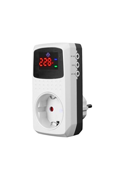 Temiz Pazar VEA VE-22393 16A 3520W مقبس حماية من التيار مع شاشة رقمية واحدة
