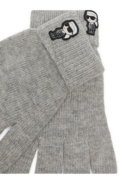 Karl Lagerfeld women's gloves 236W3608 grey