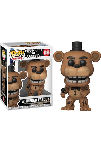 Funko بوب! جيمز: مجسم فريدي الذابل من الفينيل من فايف ليالي في فريدي