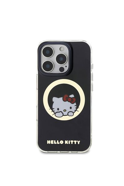 Hello Kitty Case For Iphone 16 Pro, Hardcase Iml, - Black