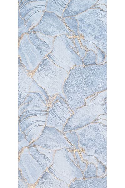 Naimeed Company Set de 6 panouri decorative autoadezive cu folie de aluminiu, suprafață acoperită 1,08 m², D7112, 60x30 cm