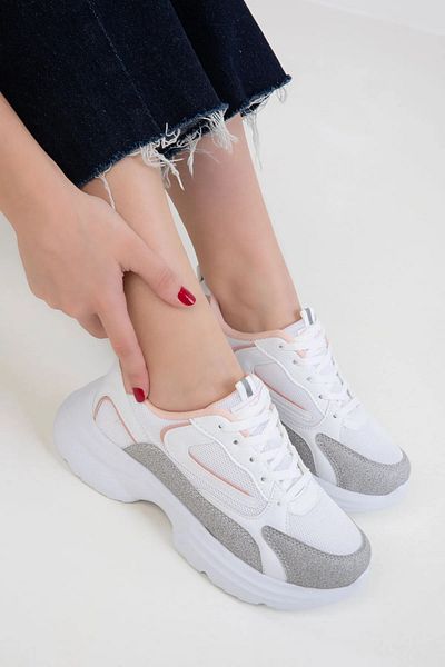 DİVA Women's Daily Thick Sole Sports Shoes