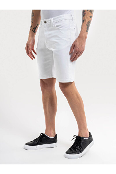 Loft Slim Fit Beyaz Erkek Şort LF2035744