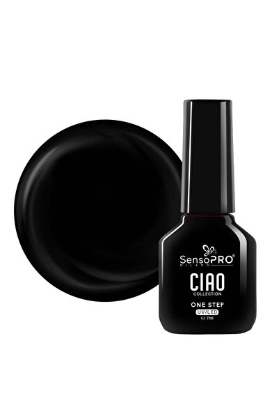 SensoPRO Milano Oja semipermanentă într-un singur pas, Colecția CIAO - Black Shine 7ml