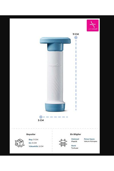 esdekor Seoul Storage Tank Manual Vacuum Pump