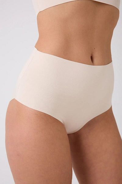 BELLİZZİ Women's Laser Cut High Waist Silicone Bato Slip 1025