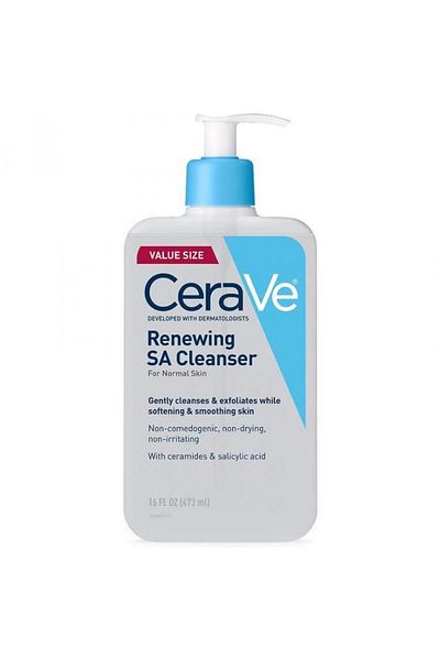 CeraVe سيرافي منظف جل رغوي بحمض السالسليك للبشرة العادية 473ml