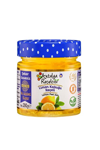 Antalya Reçelcisi Limon Kabuğu Reçeli 290g Şekeri Meyveden