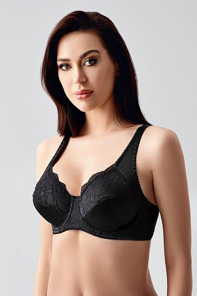 C&City Δαντέλα Λεπτομερές Σουτιέν Minimizer C12305 Μαύρο