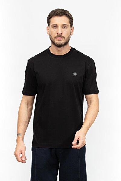 BOSS Erkek Bisiklet Yaka T-Shirt