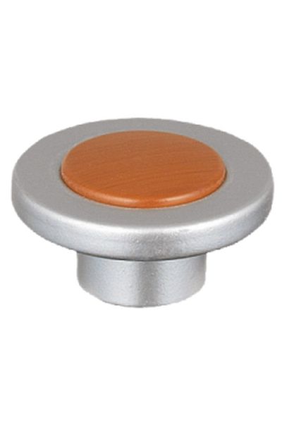 flores Round plastic furniture knob, 1103-06, cherry