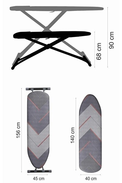 Devecioğlu Mm154 Masterboard Ütü Masası Mm051 İnova Çamaşır Kurutmalık Seti