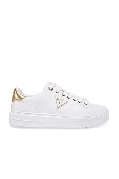 Guess Denesa12 Damen Weiß Sneaker Fljd12lea12-whıgo