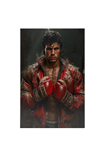 StoryGift Romania Tablou Canvas: Renașterea Boxerului Cu Pumni Puternici Antr...