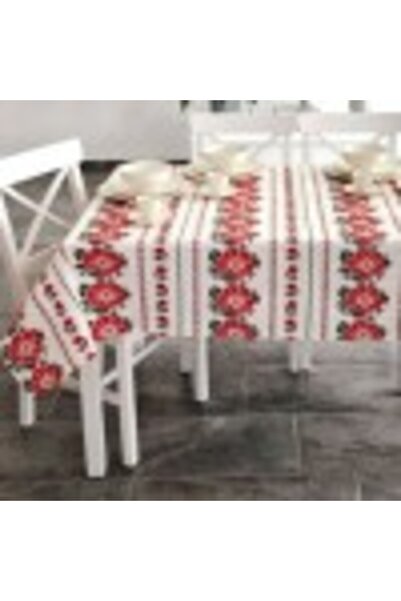 Pucioasa Teflon-coated cotton tablecloth, 160x320cm, traditional pattern V1