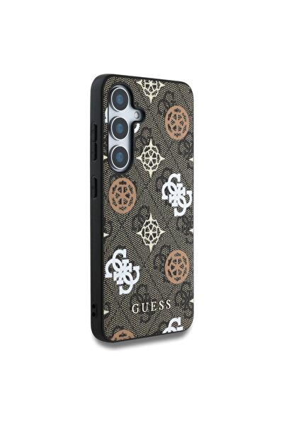Guess Θήκη για Samsung Galaxy S25, Guess, Σκληρή θήκη Peony, Καφέ