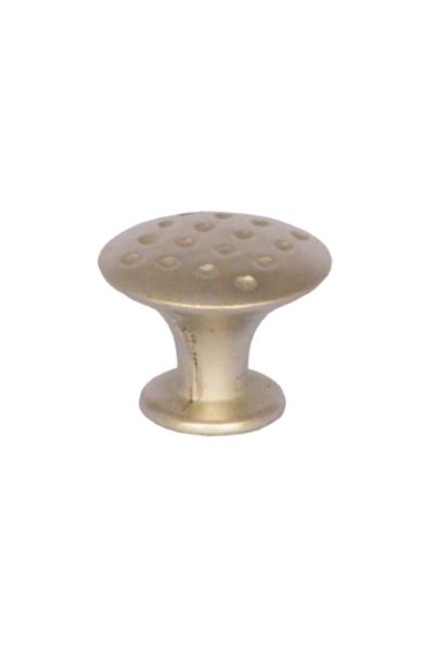 flores Metal furniture knob, with dots, 2046, satin
