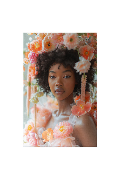 StoryGift Romania Tablou Canvas: Tbalou Portretul Unei Femei Înfloritoare Cu ...