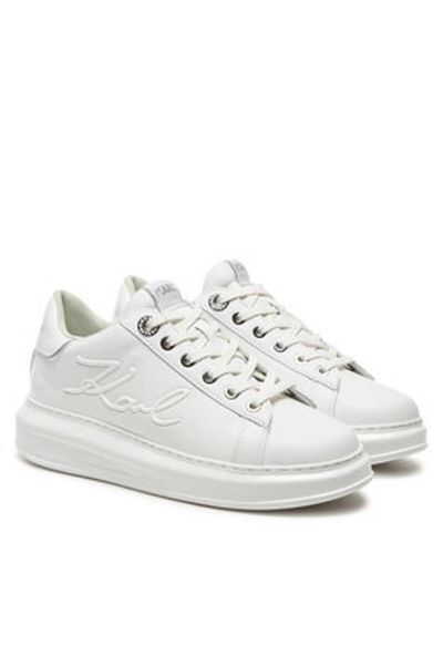 Karl Lagerfeld adidași pentru femei KL62548F albi