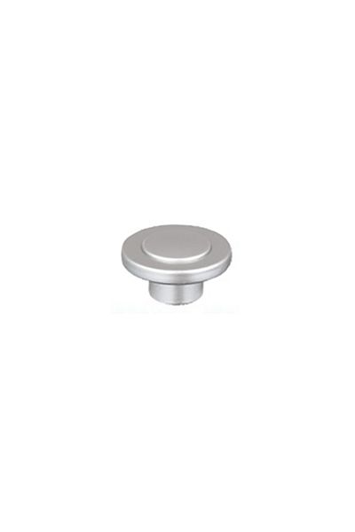 flores Round plastic furniture knob, 1103-12, satin