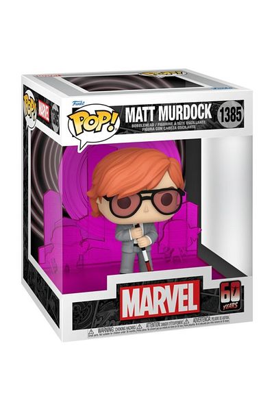 Funko بوب! ديلوكس! مارفل: ديريديفل - مات موردوك (مع رادار) مجسم فينيل بمناسبة الذكرى الستين