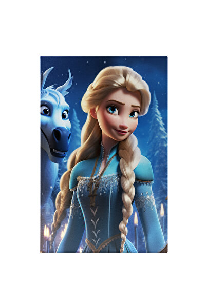 StoryGift Romania Tablou Canvas: Printesa Disney Cu Parul Doua Cozi Lungi Els...