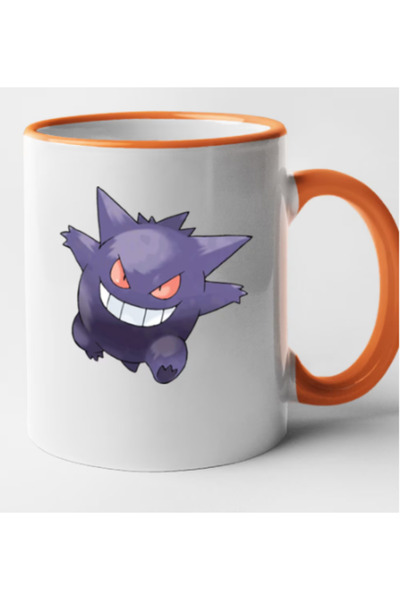 OEM Cană personalizată Garchomp cu mâner portocaliu, INOVATIX®. 330 ml