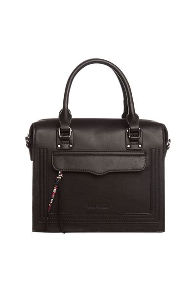 Lamonza Geantă de damă Amber Model 2, 26x23x11 cm, neagră