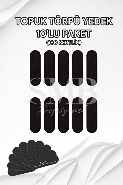 SMB PROFESYONEL TOPUK TÖRPÜ YEDEK 10'LU PAKET (180 SERTLİK)