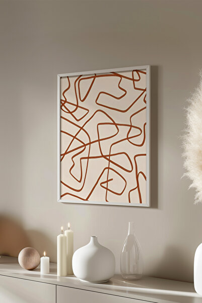 Basquiart Poster cu ramă albă din seria Bohemian, Nr. tablou: 158