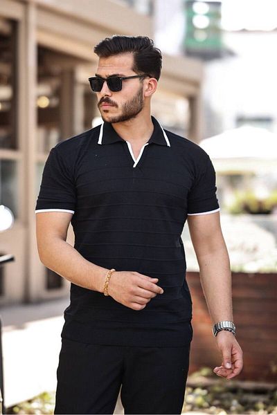 TMB T-Shirt Nurse Collar Μαύρο