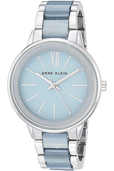 Anne Klein Women's Quartz Dress Watch, Analog and Resin - AK/1413LBSV