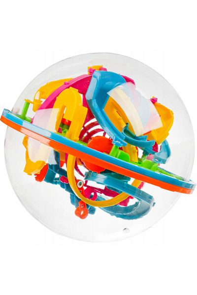 zola Jucarie logica labirint 3D, multicolor, 138 de obstacole, 18 cm