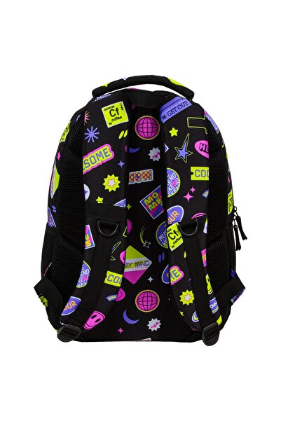 zola Ergonomic, lightweight backpack, 3 compartments, reflective, labels, 42x30x20 cm