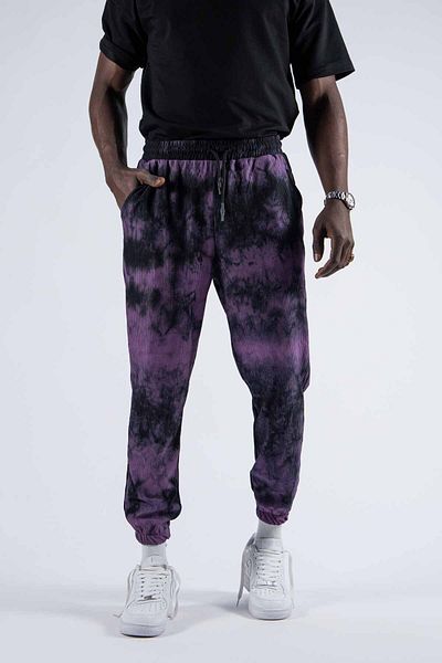 SUPERBLUE Ανδρικό Loose Daily Stretchy Άνετο Μωβ Παντελόνι Jogger