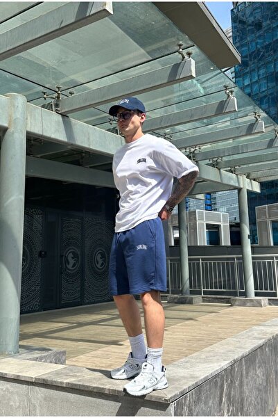 serline Преміум вишивка Детальні оверсайз шорти