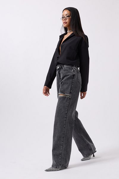 Black Fashion Cămașă neagră de bază