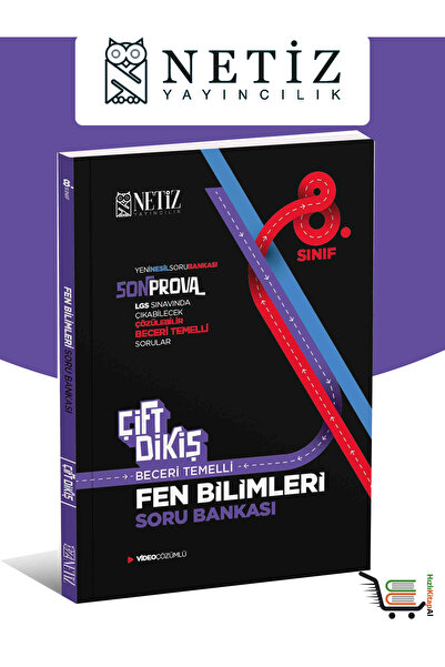 Netiz Yayıncılık 8. Sınıf Çift Dikiş Beceri Temelli Fen Bilimleri Soru Bankası