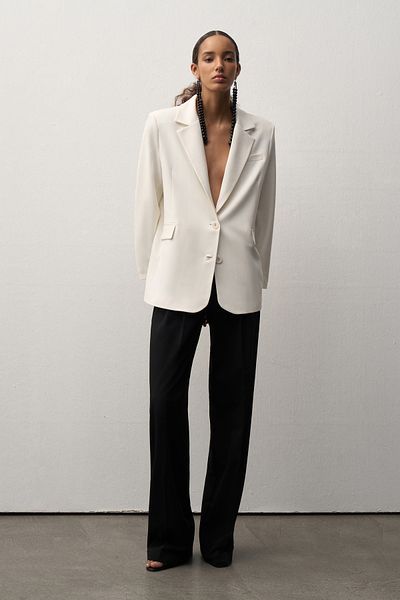 Mathilda By Çiğdem Bilici Women's White Private Edition Oversize Jacket