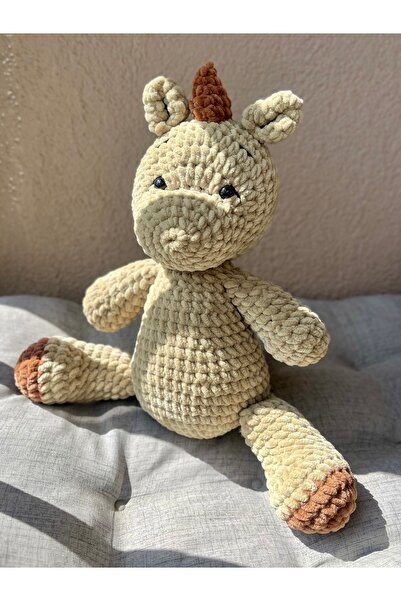 KayNal Amigurumi Kadife Örgü Oyuncak Uyku Arkadaşı
