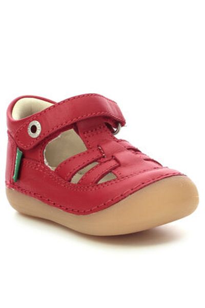 Kickers boys' sandals 611084-10-4 red