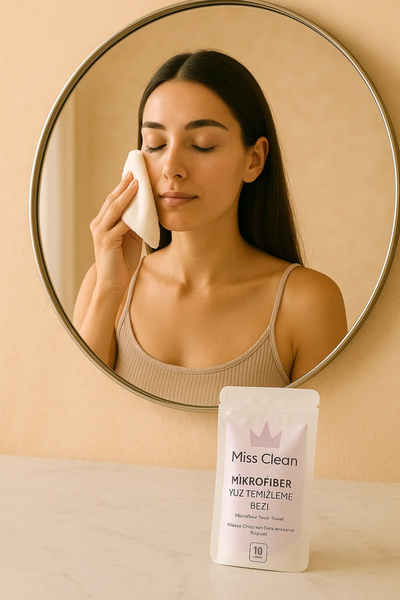 Micro Clean (10 Pcs) Skin Care and Perfect Makeup Removal Cloth Microfiber Travel Type Special Packaged