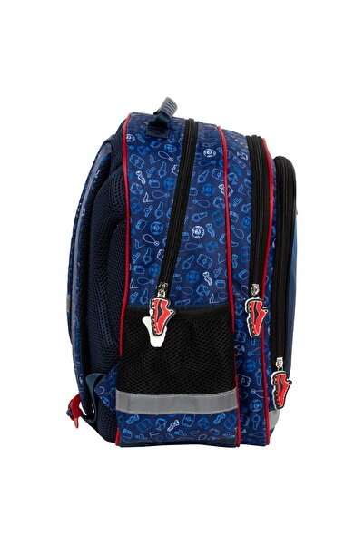 zola Ergonomic, lightweight backpack, 3 compartments, football, preparatory class, 38x28x18 cm