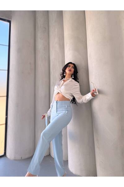 BARG FASHION Kadın Dar Kesim Kumaş Pantolon
