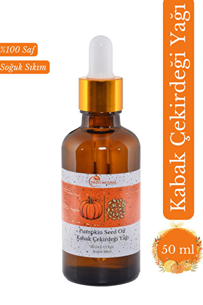 Natural Kabak Çekirdeği Yağı %100 Saf ve Doğal Soğuk Sıkım 50 ml