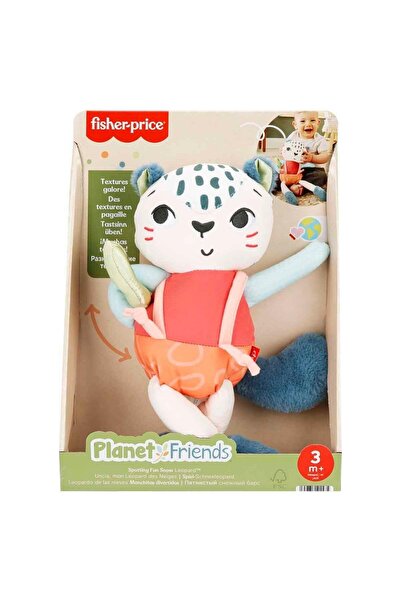 FISHER PRICE Eğlenceli Dostum Kar Leoparı Pelüş HKD64