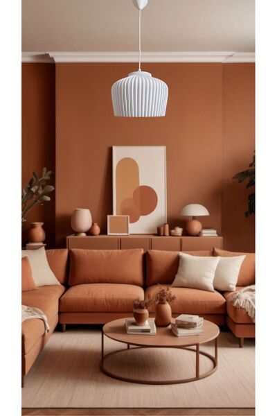 decory Nicole Beyaz Avize Yatak Odası, Mutfak, Oturma Odası Tasarım Tekli Sarkıt Avize (PLASTİK) E27