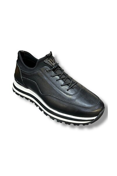 İdeal Voyager M084 Men's Elastic Genuine Leather Sports Casual Shoes Sneaker
